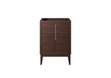 EEI-5088-WAL Ledger 24" Wood Bathroom Vanity Cabinet - Sink Basin Not Included - By Modway
