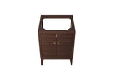 EEI-5088-WAL Ledger 24" Wood Bathroom Vanity Cabinet - Sink Basin Not Included - By Modway