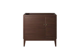 EEI-5089-WAL Ledger 36" Wood Bathroom Vanity Cabinet - Sink Basin Not Included - By Modway