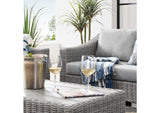 EEI-5091-GRY Conway 4-Piece Outdoor Patio Wicker Rattan Furniture Set By Modway