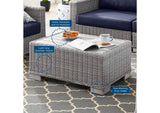 EEI-5091-NAV Conway 4-Piece Outdoor Patio Wicker Rattan Furniture Set By Modway