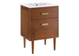 EEI-5108-NAT-WHI Cassia 24" Bathroom Vanity By Modway