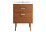EEI-5108-NAT-WHI Cassia 24" Bathroom Vanity By Modway