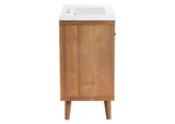 EEI-5113-NAT-WHI Birdie 36" Bathroom Vanity By Modway