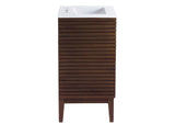 EEI-5114-WAL-WHI Ledger 24" Bathroom Vanity By Modway