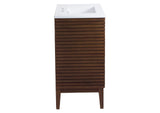 EEI-5115-WAL-WHI Ledger 36" Bathroom Vanity By Modway