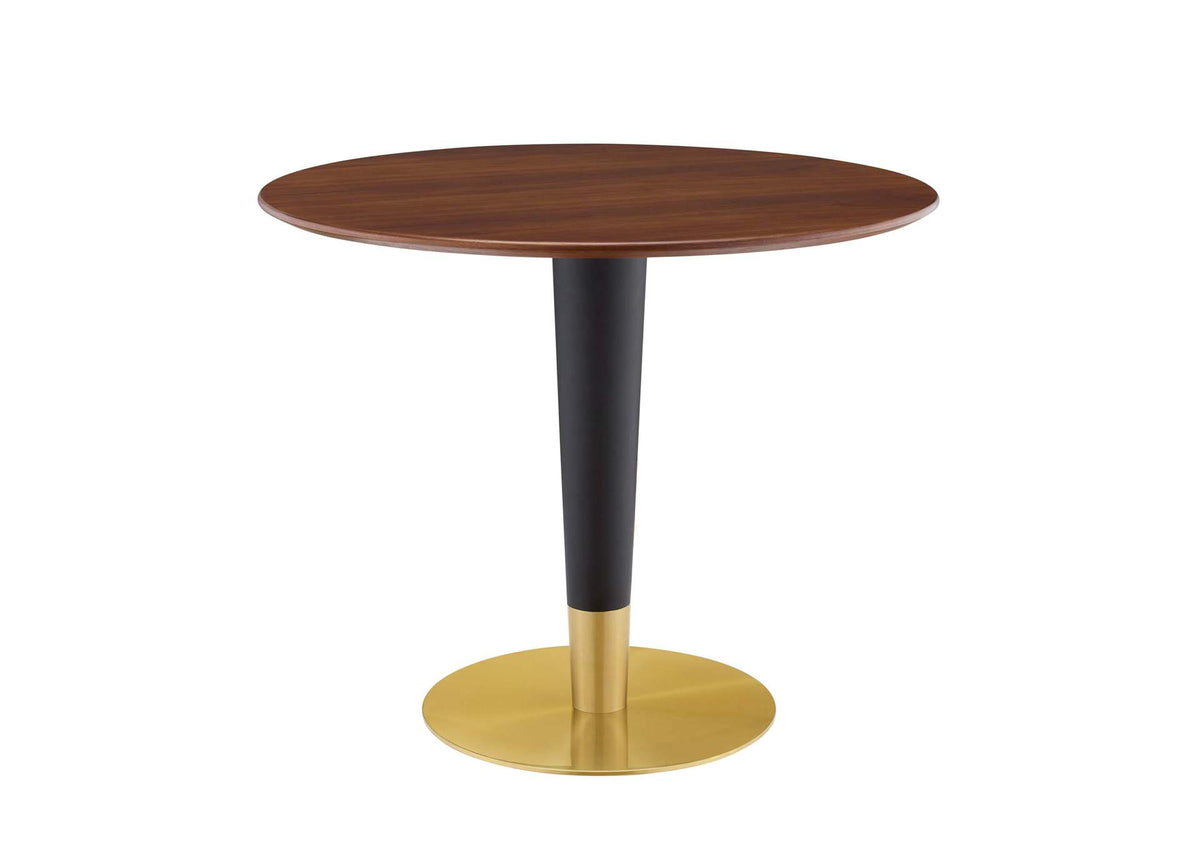EEI-5123-GLD-WAL Zinque 36" Dining Table By Modway