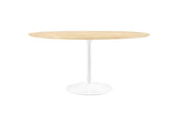EEI-5176-WHI-NAT Lippa 60" Round Wood Dining Table By Modway