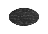 EEI-5186-WHI-BLK Lippa 60" Oval Faux Marble Dining Table By Modway