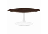 EEI-5187-WHI-CHE Lippa 36" Round Wood Coffee Table By Modway