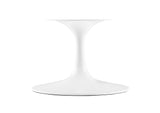 EEI-5191-WHI-BLK Lippa 36" Round Faux Marble Coffee Table By Modway