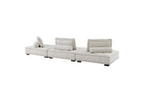 EEI-5206-BEI Saunter 3-Piece Tufted Fabric Fabric Sofa By Modway