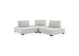 EEI-5206-BEI Saunter 3-Piece Tufted Fabric Fabric Sofa By Modway