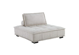 EEI-5208-BEI Saunter 4-Piece Tufted Fabric Fabric Sectional Sofa By Modway