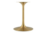 EEI-5212-GLD-CHE Lippa 28" Round Wood Dining Table By Modway