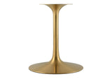 EEI-5243-GLD-BLK Lippa 60" Oval Faux Marble Dining Table By Modway