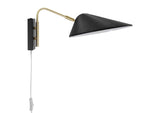 EEI-5296-BLK Journey 7" Swing Arm Wall Sconce By Modway