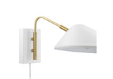 EEI-5296-WHI Journey 7" Swing Arm Wall Sconce By Modway