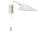 EEI-5296-WHI Journey 7" Swing Arm Wall Sconce By Modway
