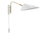 EEI-5296-WHI Journey 7" Swing Arm Wall Sconce By Modway