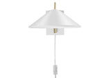 EEI-5296-WHI Journey 7" Swing Arm Wall Sconce By Modway