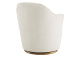 EEI-5311-WHI Nora Boucle Upholstered Swivel Chair By Modway