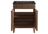 EEI-5350-WAL-BLK Render 24" Bathroom Vanity By Modway