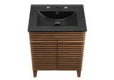 EEI-5350-WAL-BLK Render 24" Bathroom Vanity By Modway