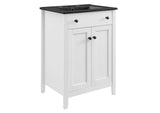 EEI-5354-WHI-BLK Nantucket 24" Bathroom Vanity By Modway