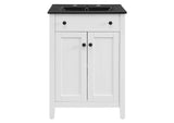 EEI-5354-WHI-BLK Nantucket 24" Bathroom Vanity By Modway