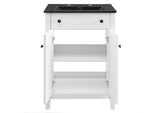 EEI-5354-WHI-BLK Nantucket 24" Bathroom Vanity By Modway
