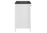 EEI-5354-WHI-BLK Nantucket 24" Bathroom Vanity By Modway