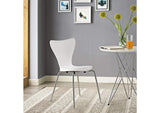 EEI-537-WHI Ernie Dining Side Chair By Modway