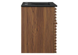 EEI-5390-WAL-BLK Render 18" Wall-Mount Bathroom Vanity By Modway