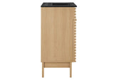 EEI-5391-OAK-BLK Render 18" Bathroom Vanity By Modway