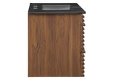EEI-5395-WAL-BLK Render 36" Wall-Mount Bathroom Vanity By Modway