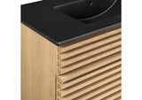 EEI-5396-OAK-BLK Render 36" Bathroom Vanity By Modway