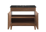 EEI-5396-WAL-BLK Render 36" Bathroom Vanity By Modway