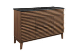 EEI-5398-WAL-BLK Render 48" Single Sink Bathroom Vanity By Modway