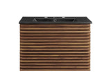 EEI-5417-WAL-BLK Render 30" Wall-Mount Bathroom Vanity By Modway