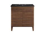 EEI-5418-WAL-BLK Render 30" Bathroom Vanity By Modway