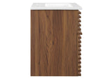 EEI-5419-WAL-WHI Render 18" Wall-Mount Bathroom Vanity By Modway