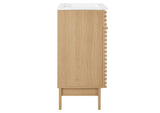 EEI-5420-OAK-WHI Render 18" Bathroom Vanity Cabinet By Modway