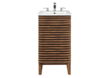 EEI-5420-WAL-WHI Render 18" Bathroom Vanity Cabinet By Modway