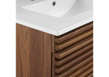 EEI-5421-WAL-WHI Render 30" Wall-Mount Bathroom Vanity By Modway