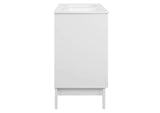 EEI-5428-WHI-WHI Isle 48" Double Bathroom Vanity Cabinet By Modway