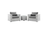 EEI-5444-LGR-GRY Convene 3-Piece Outdoor Patio Set By Modway