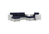 EEI-5451-LGR-NAV Convene 4-Piece Outdoor Patio Set By Modway