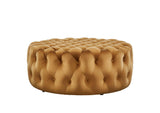 EEI-5469-COG Amour Tufted Button Large Round Performance Velvet Ottoman By Modway