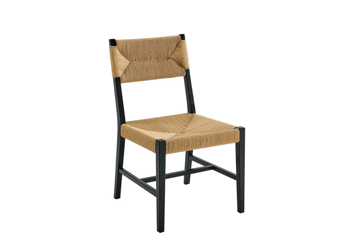 EEI-5489-BLK-NAT Bodie Wood Dining Chair By Modway